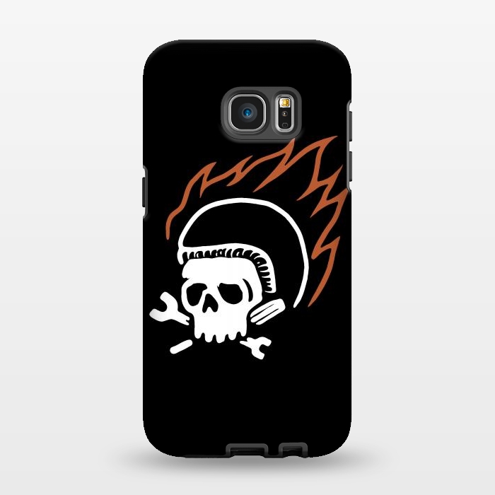 Galaxy S7 EDGE StrongFit Biker Fire by Afif Quilimo