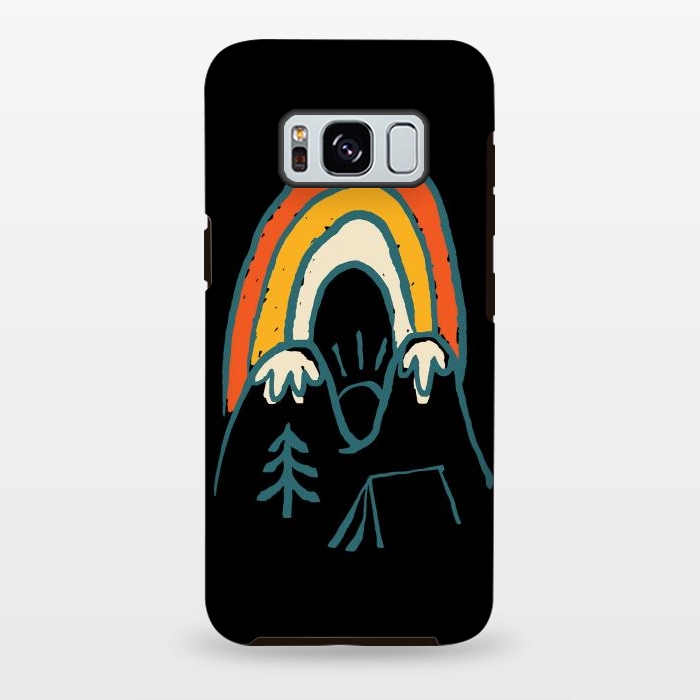 Galaxy S8 plus StrongFit Mountain and Rainbow by Afif Quilimo