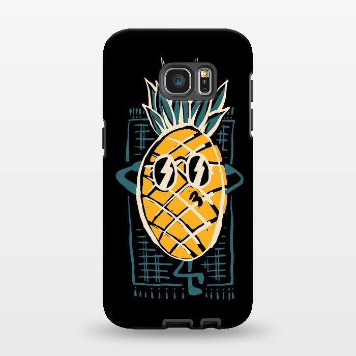 Galaxy S7 EDGE StrongFit Pineapple Sunbathe 1 by Afif Quilimo