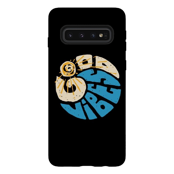 Galaxy S10 StrongFit Good Vibes and Wave by Afif Quilimo
