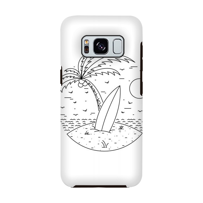 Galaxy S8 StrongFit Surf Board by Afif Quilimo