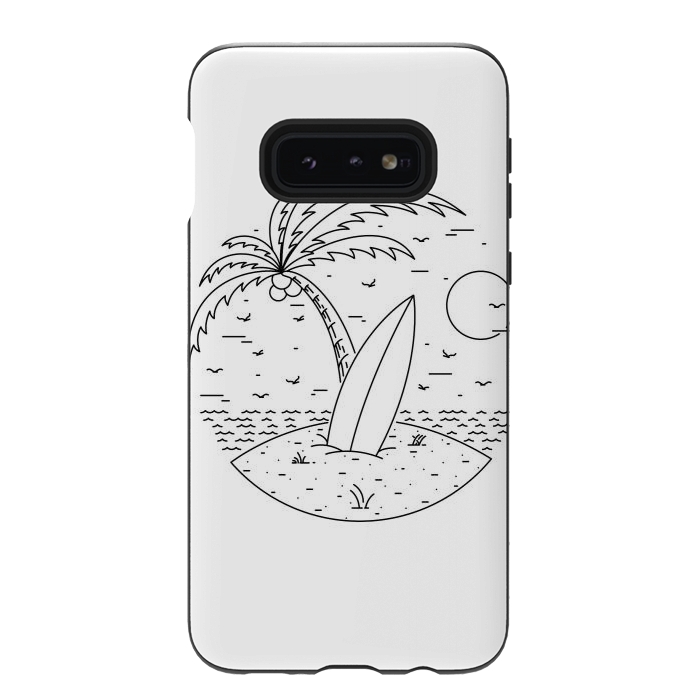Galaxy S10e StrongFit Surf Board by Afif Quilimo