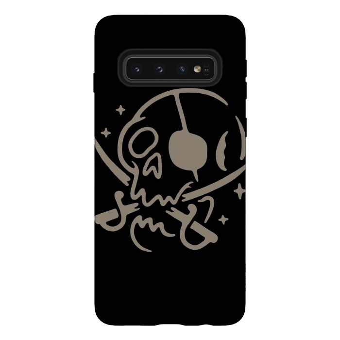 Galaxy S10 StrongFit Skull and Swords by Afif Quilimo