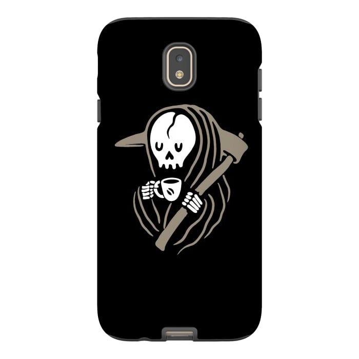 Galaxy J7 StrongFit Grim Reaper Love Coffee by Afif Quilimo