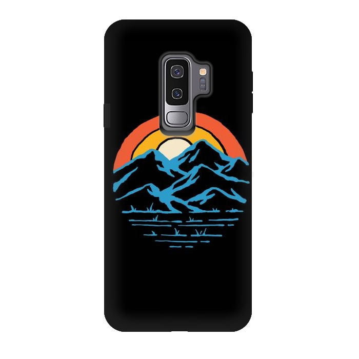 Galaxy S9 plus StrongFit Mountain and Rainbow 1 by Afif Quilimo