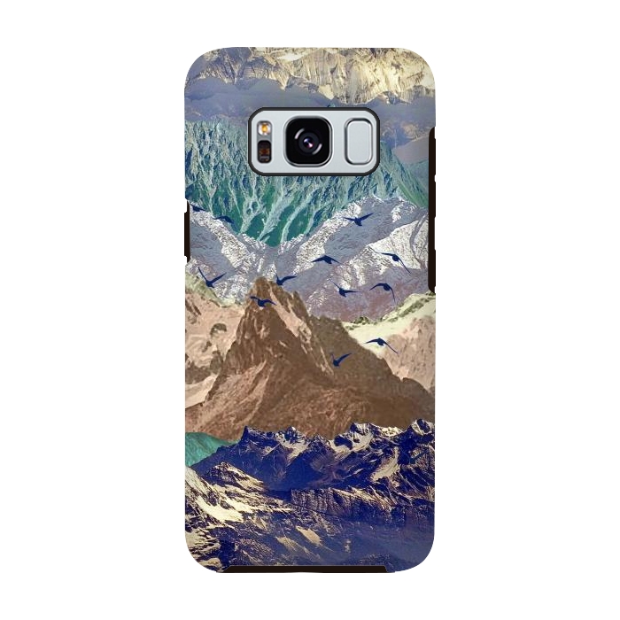 Galaxy S8 StrongFit Mountain landscape utopic nature collage  by Oana 