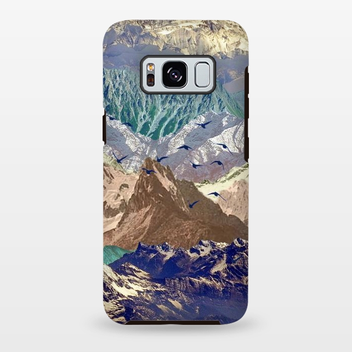 Galaxy S8 plus StrongFit Mountain landscape utopic nature collage  by Oana 