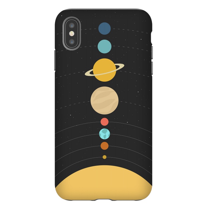 iPhone Xs Max StrongFit Solar System by ArtPrInk