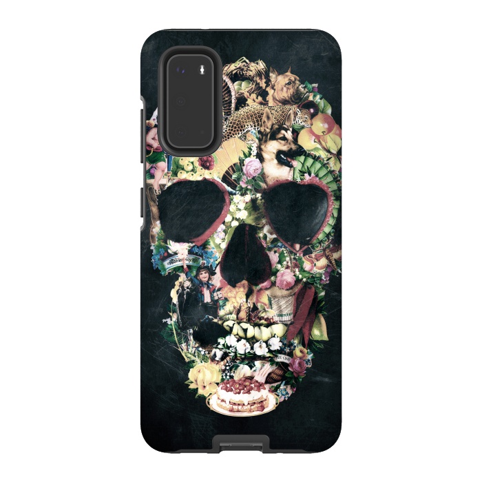 Galaxy S20 StrongFit Vintage Skull by Ali Gulec