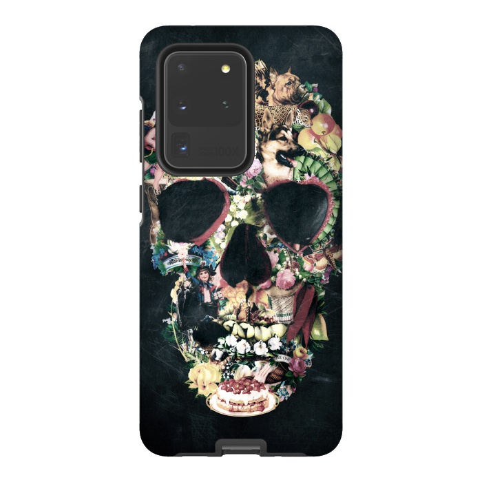 Galaxy S20 Ultra StrongFit Vintage Skull by Ali Gulec