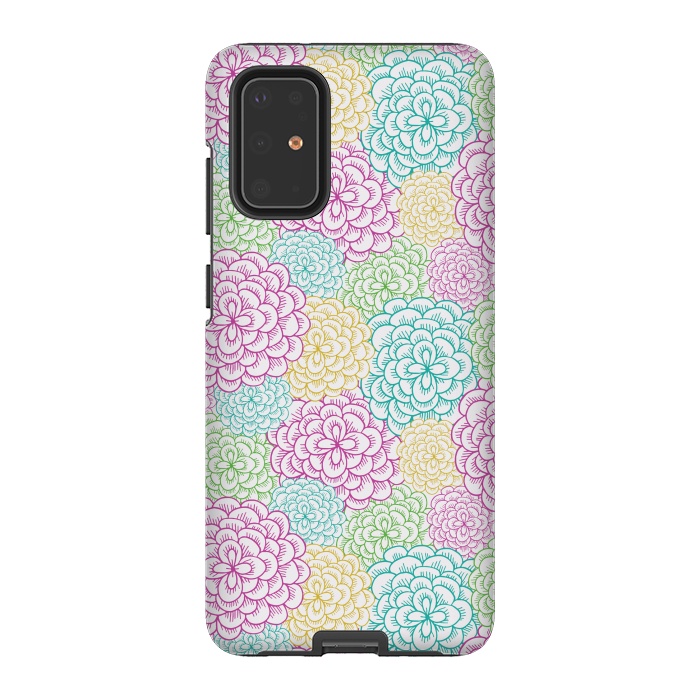 Galaxy S20 Plus StrongFit Dahlia by TracyLucy Designs