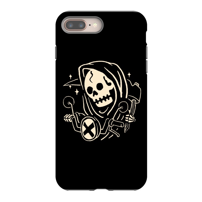 iPhone 7 plus StrongFit Grim Biker by Afif Quilimo