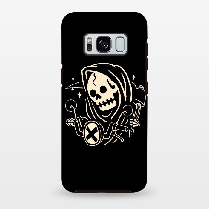 Galaxy S8 plus StrongFit Grim Biker by Afif Quilimo