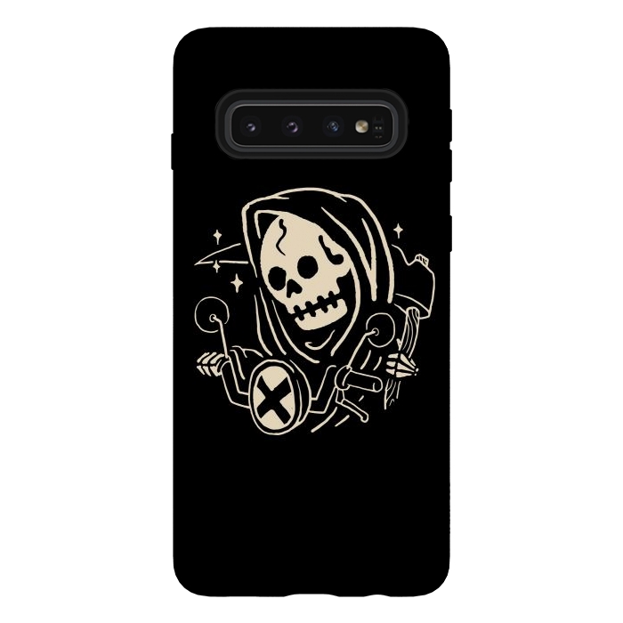 Galaxy S10 StrongFit Grim Biker by Afif Quilimo