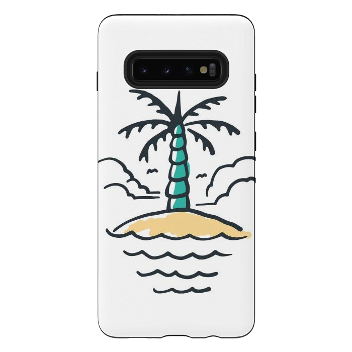 Galaxy S10 plus StrongFit Relax Island by Afif Quilimo