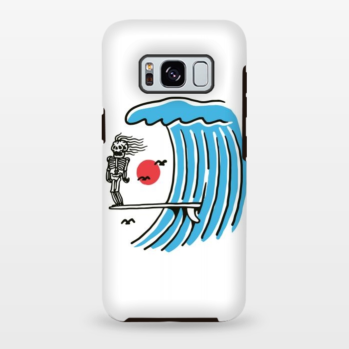 Galaxy S8 plus StrongFit Funny Surf Nose by Afif Quilimo