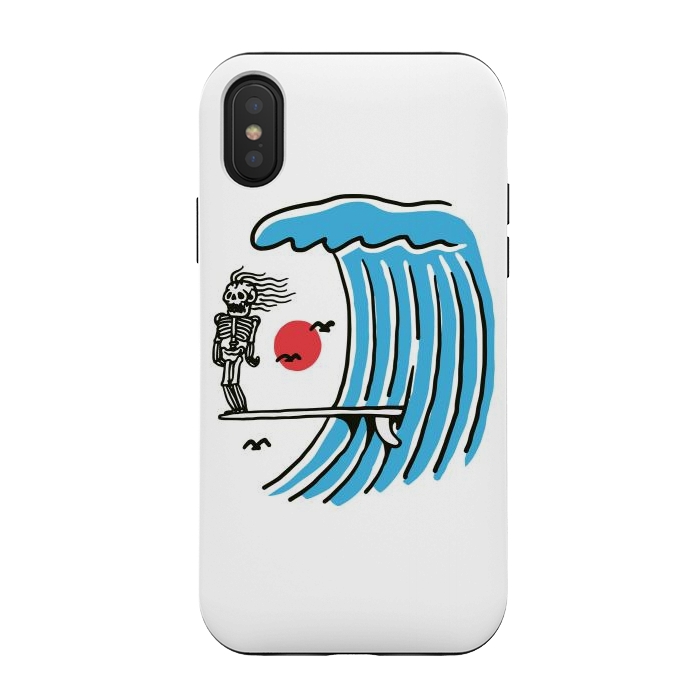 iPhone Xs / X StrongFit Funny Surf Nose by Afif Quilimo