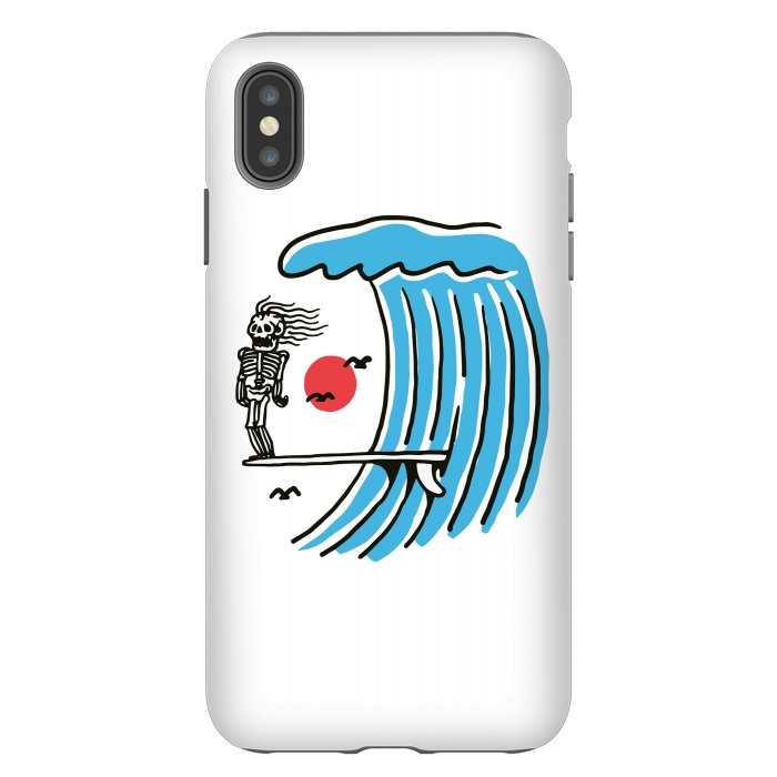 iPhone Xs Max StrongFit Funny Surf Nose by Afif Quilimo