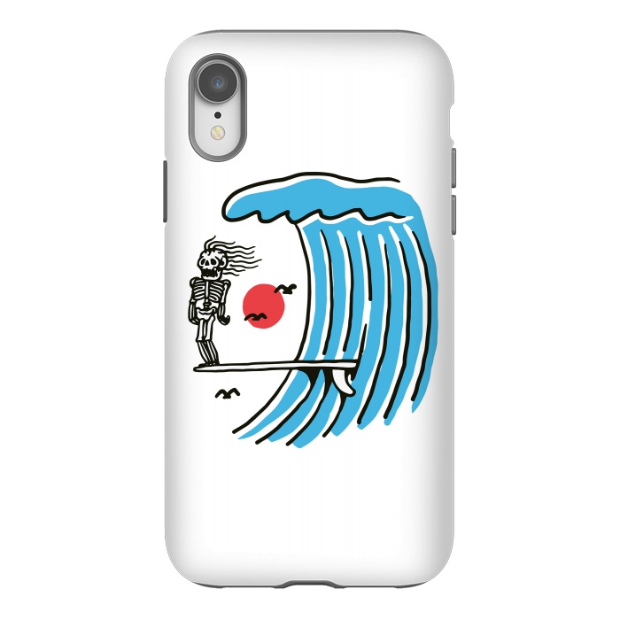 iPhone Xr StrongFit Funny Surf Nose by Afif Quilimo