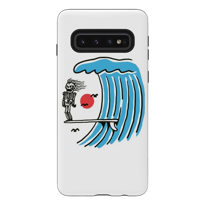 Galaxy S10 StrongFit Funny Surf Nose by Afif Quilimo