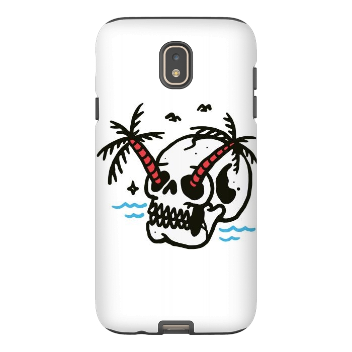 Galaxy J7 StrongFit Skull Coconut Trees by Afif Quilimo