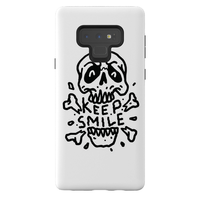 Galaxy Note 9 StrongFit Keep Smile 1 by Afif Quilimo