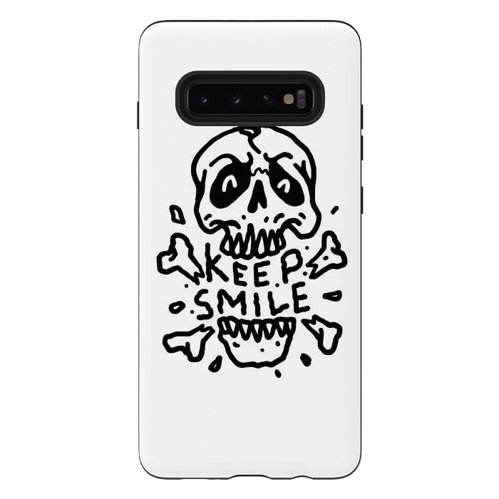 Galaxy S10 plus StrongFit Keep Smile 1 by Afif Quilimo