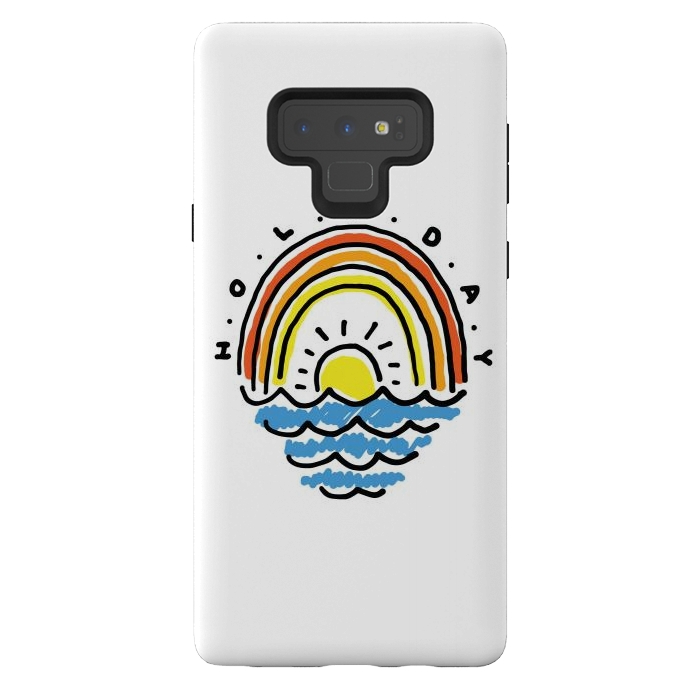 Galaxy Note 9 StrongFit Holiday Beach by Afif Quilimo