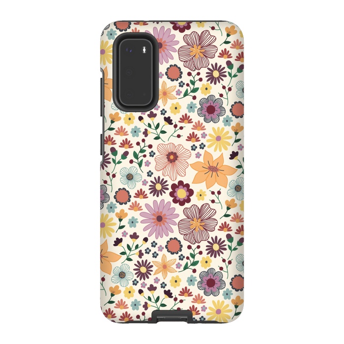 Galaxy S20 StrongFit Wild Bloom by TracyLucy Designs
