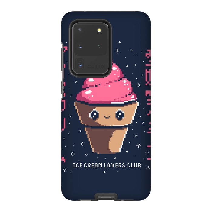 Galaxy S20 Ultra StrongFit Ice cream lovers club by Ilustrata