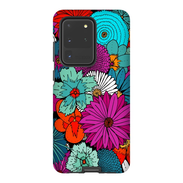 Galaxy S20 Ultra StrongFit Bunch of flowers by Steve Wade (Swade)