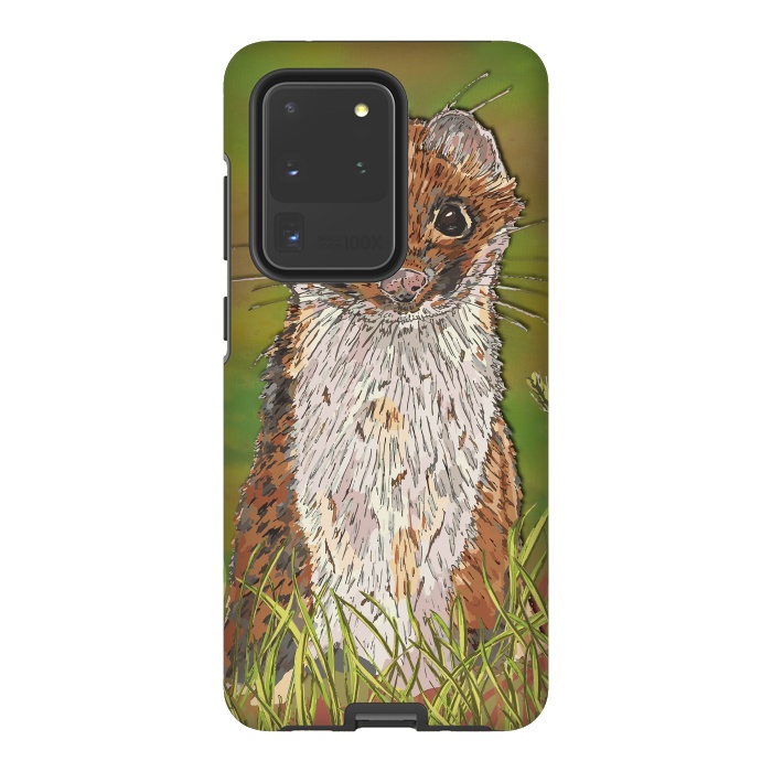 Galaxy S20 Ultra StrongFit Summer Stoat by Lotti Brown