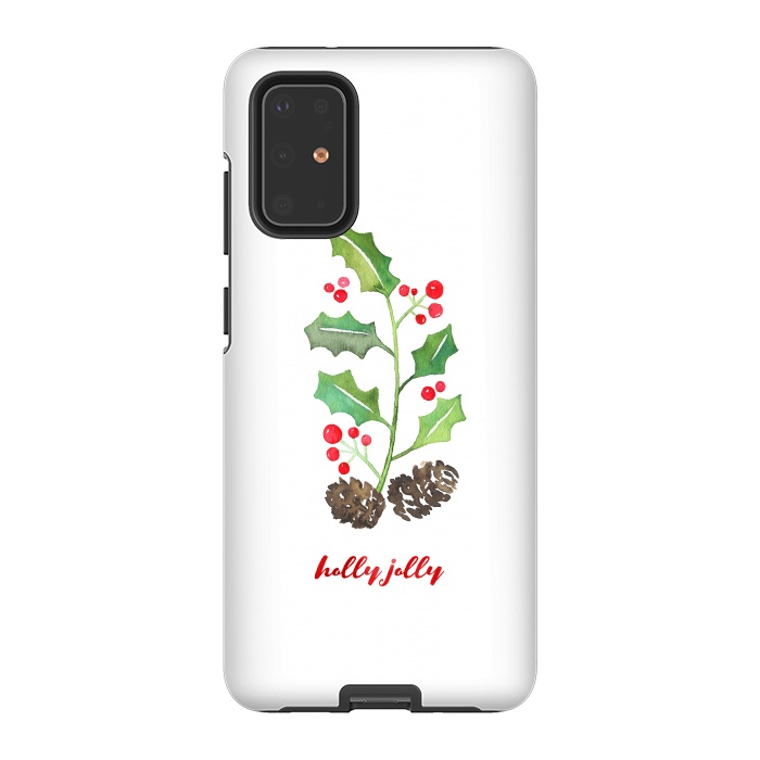 Galaxy S20 Plus StrongFit Holly Jolly by Noonday Design