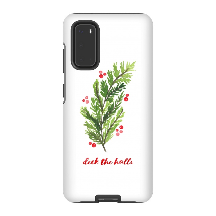 Galaxy S20 StrongFit Deck the Halls by Noonday Design