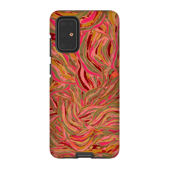 Galaxy S20 Plus StrongFit Rocky Ripples Carnival by Lotti Brown