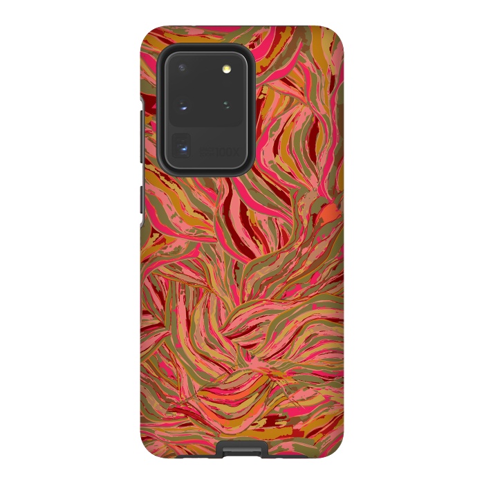 Galaxy S20 Ultra StrongFit Rocky Ripples Carnival by Lotti Brown