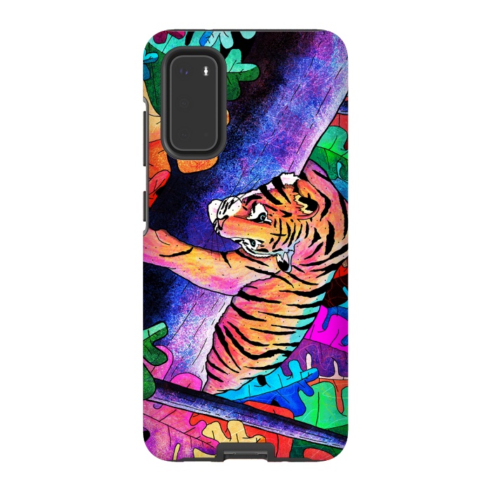 Galaxy S20 StrongFit The lazy tiger by Steve Wade (Swade)