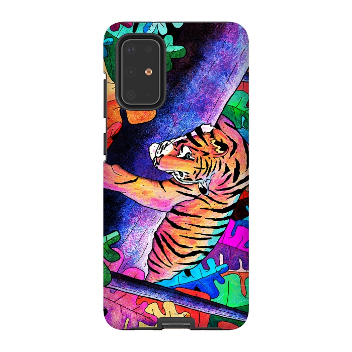 Galaxy S20 Plus StrongFit The lazy tiger by Steve Wade (Swade)