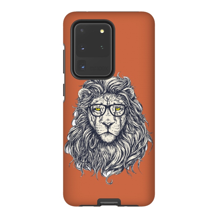 Galaxy S20 Ultra StrongFit Hipster Lion by Winston