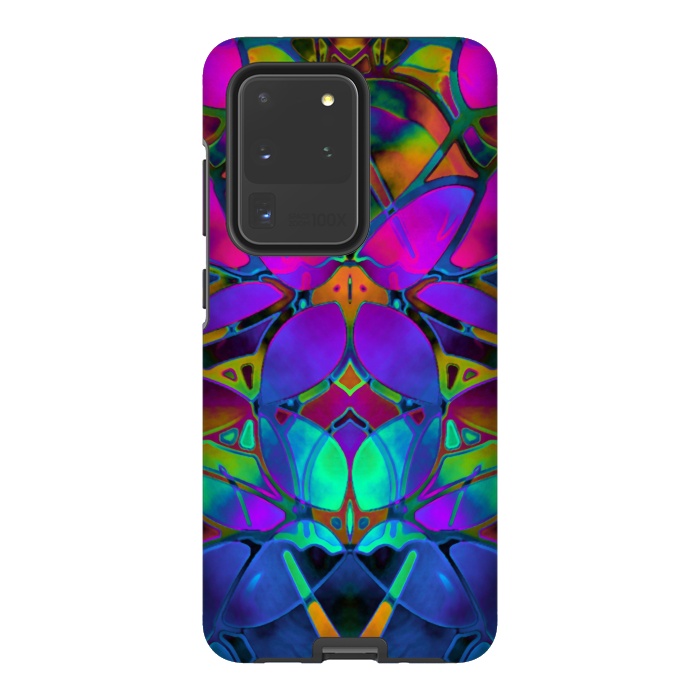 Galaxy S20 Ultra StrongFit Floral Fractal Art G308 by Medusa GraphicArt