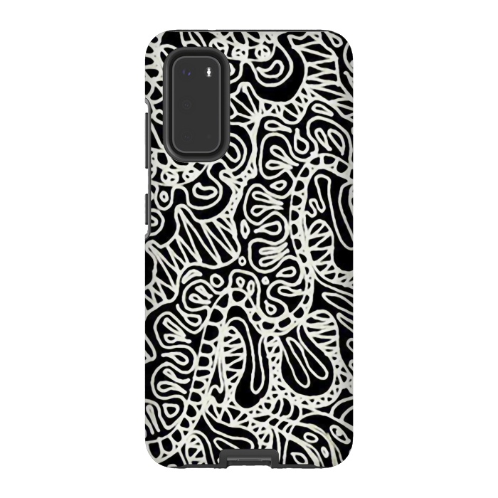 Galaxy S20 StrongFit Doodle Ethnic Style G361 by Medusa GraphicArt
