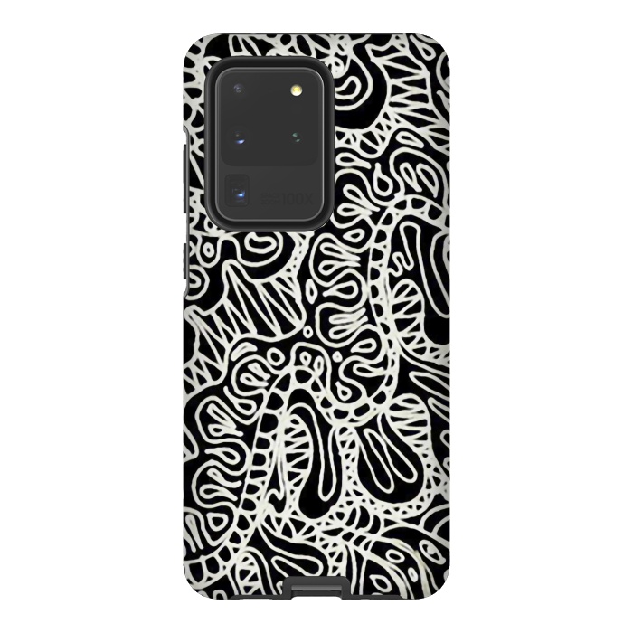Galaxy S20 Ultra StrongFit Doodle Ethnic Style G361 by Medusa GraphicArt