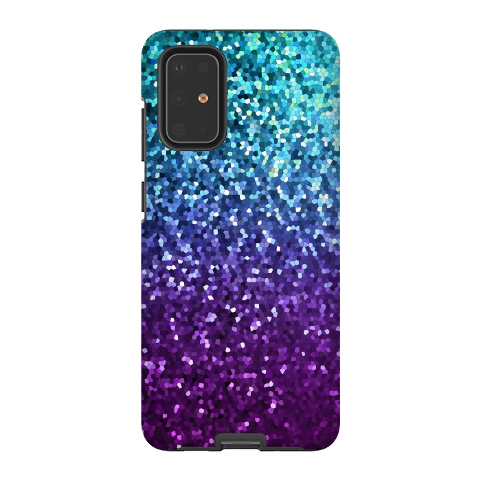 Galaxy S20 Plus StrongFit Mosaic Sparkley Texture G198 by Medusa GraphicArt