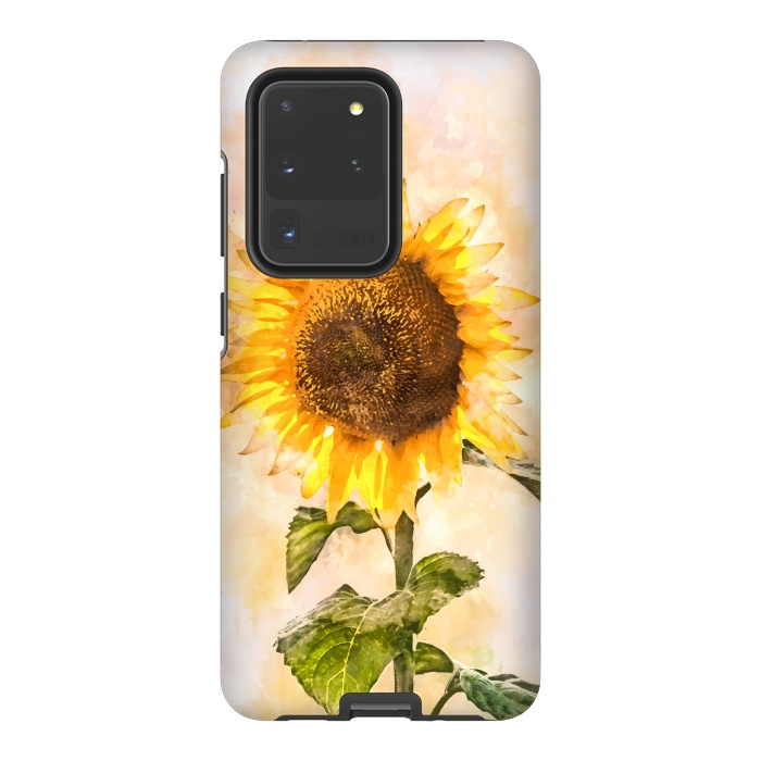 Galaxy S20 Ultra StrongFit Summer Sunflower by Creativeaxle