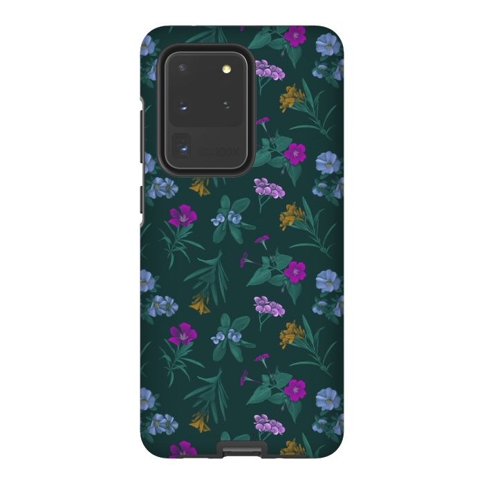 Galaxy S20 Ultra StrongFit Tropical Flowers by Tishya Oedit