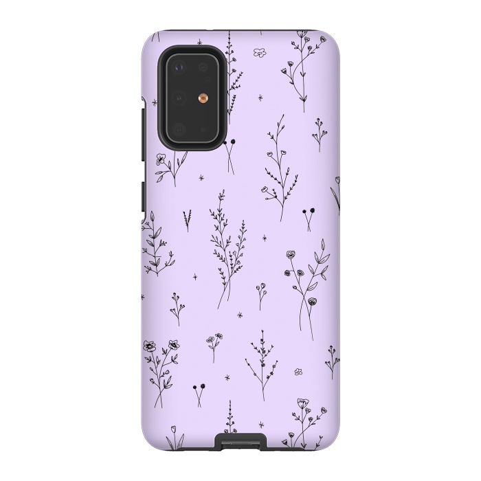 Galaxy S20 Plus StrongFit Magic Wildflowers by Anis Illustration