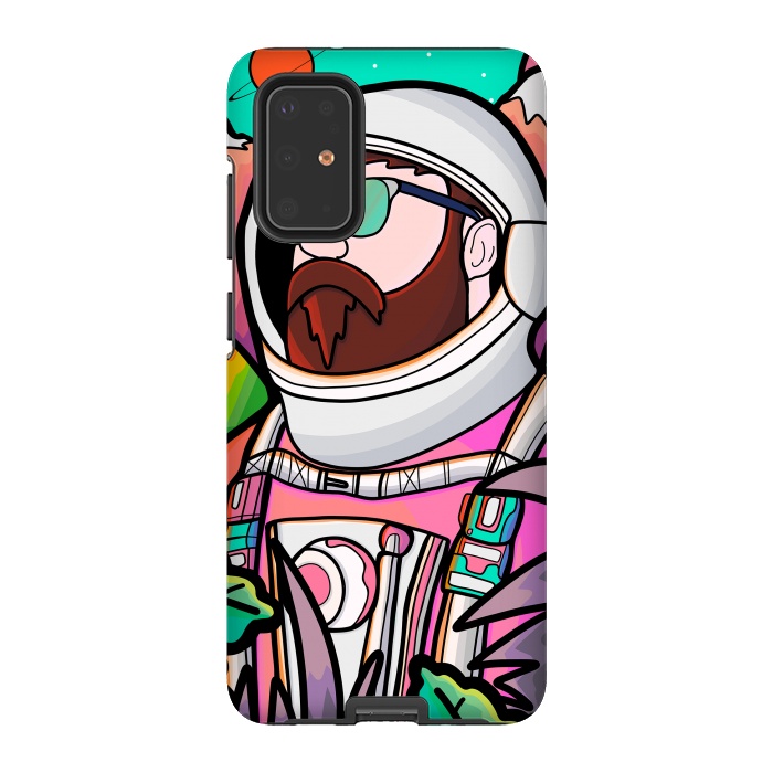 Galaxy S20 Plus StrongFit Pastel astronaut by Steve Wade (Swade)