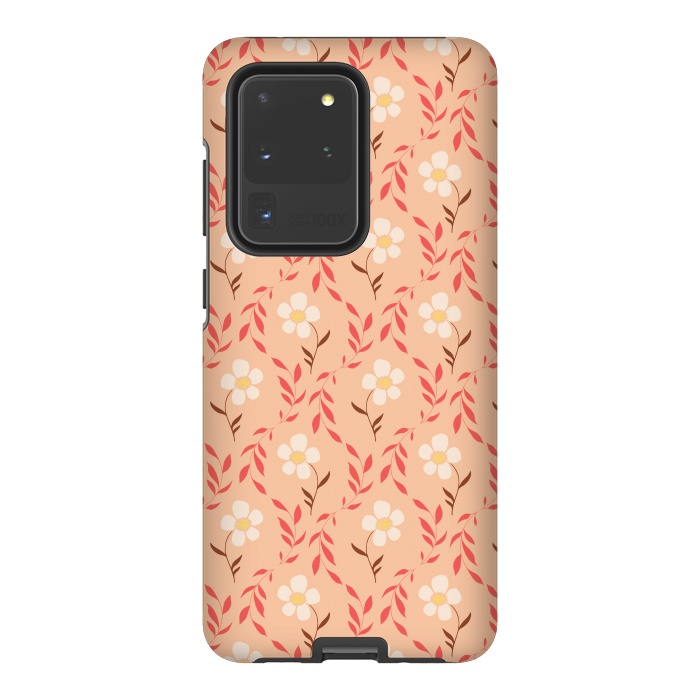 Galaxy S20 Ultra StrongFit Effloresce - Peach by Melissa Lee