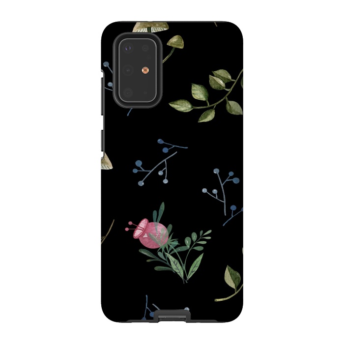 Galaxy S20 Plus StrongFit flower pattern cc by haroulita