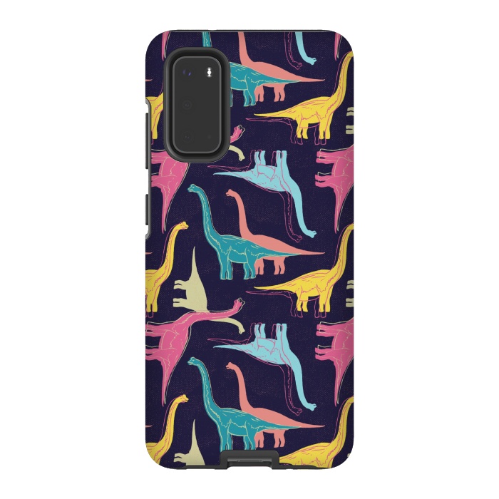Galaxy S20 StrongFit Rubberneckers - Midnight Blue by Melissa Lee